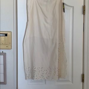 Vintage Dana Bachman silk linen blend skirt sz 14